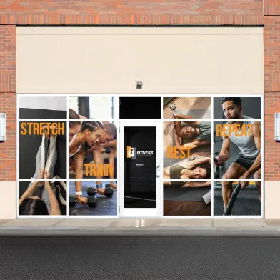 Perforated Window Decals