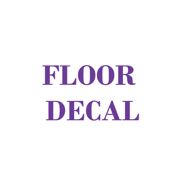 Die Cut Floor Decal